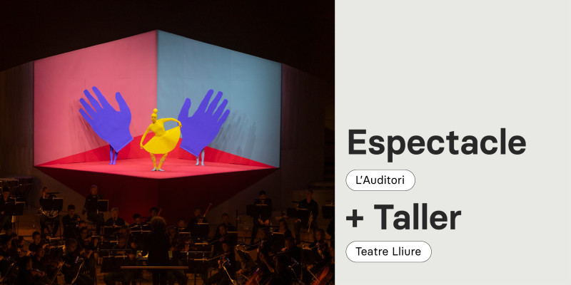 Espectacle Toy Box a L'Auditori i taller al Teatre Lliure