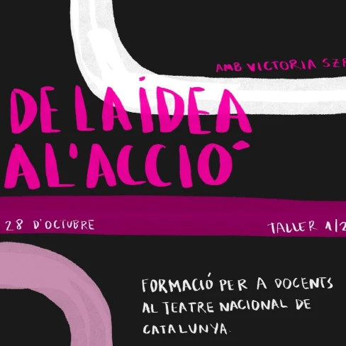 Relatoria gràfica de la formació De la idea a l'acció - Sessió 1