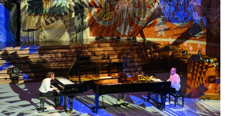 Concert d'improvisació sobre Bach amb orgue i piano