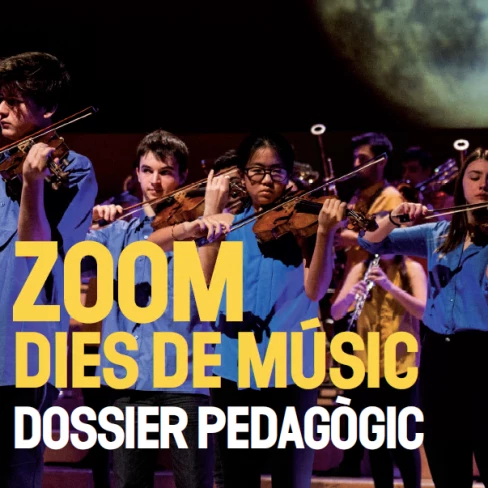 Portada del dossier pedagògic del concert Zoom. Dies de músic
