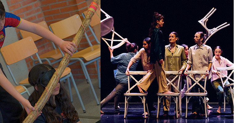 Itinerari amb espectacle Tempo i taller de música al Palau
