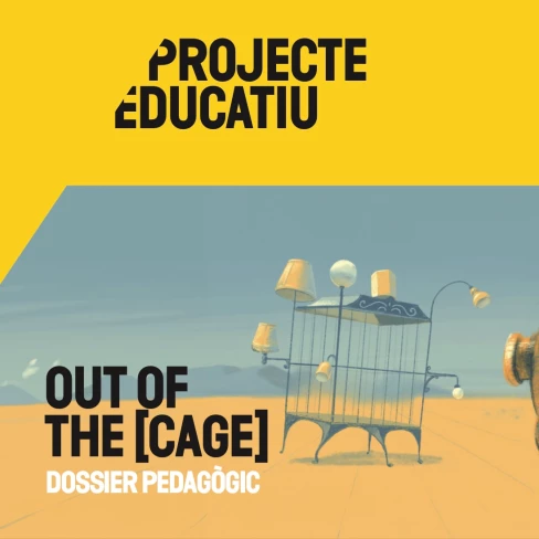 Portada del dossier pedagògic del concert Out of the [Cage]