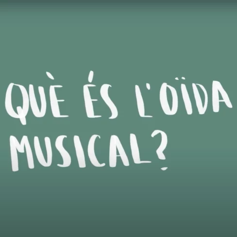 Vídeo divulgatiu sobre què és l'oïda musical