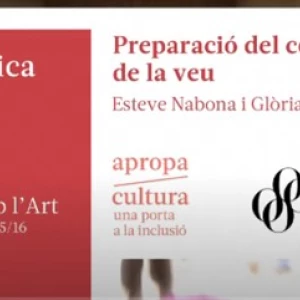 Material audiovisual sobre preparació del cos i de la veu