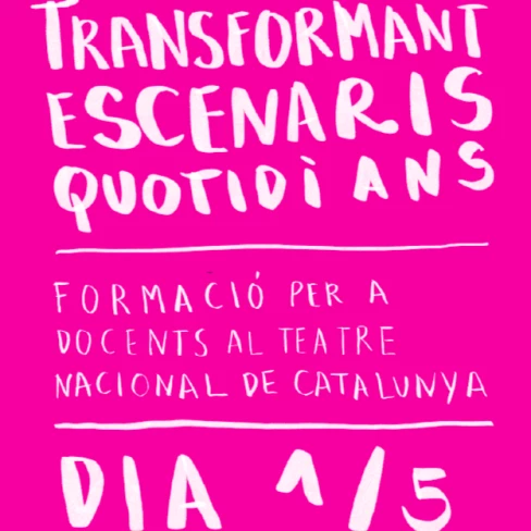 Relatoria gràfica de la formació Transformant escenaris - Part 1