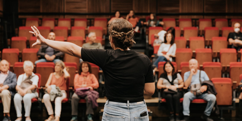 Visita guiada per les caixes del Teatre Lliure de Montjuïc
